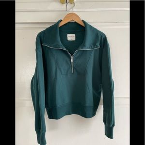 A&F Drama Wedge Half-Zip Sweatshirt